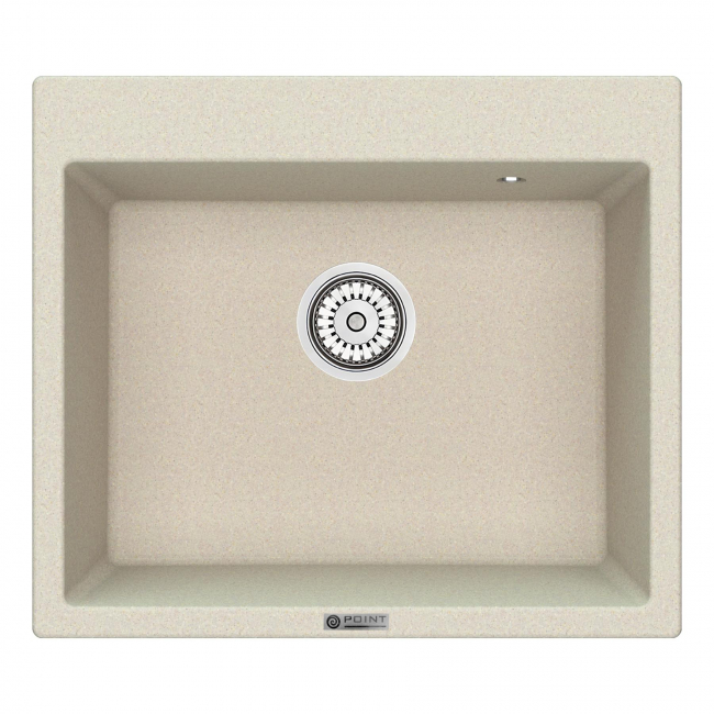 Мойка кухонная Point Бинга 60 PN3003BG, светло-бежевый Мойка кухонная Point Бинга 60 PN3003BG, светло-бежевый