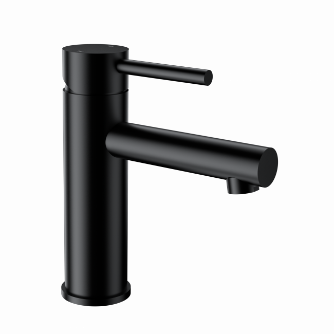 Смеситель для раковины WONZON & WOGHAND (WW-H9089-MB), черный матовый 