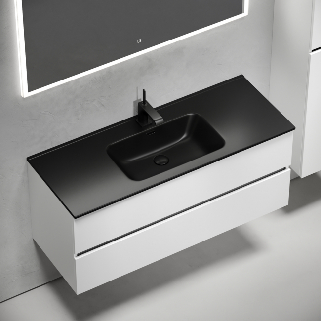 Тумба под раковину Sancos Urban 120 UR120-1W (1190х450х550), подвесная, белый глянец Тумба под раковину Sancos Urban 120 UR120-1W (1190х450х550), подвесная, белый глянец