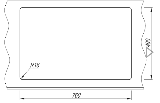Кухонная мойка FLORENTINA КАССИ 780 (20.230.E0780.102), черный