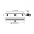 Alcaplast APZ13 950-DOUBLE9 Водоотводящий желоб с двухсторонней решеткой DOUBLE Alcaplast APZ13 950-DOUBLE9 Водоотводящий желоб с двухсторонней решеткой DOUBLE