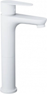 Смеситель для раковины высокий WONZON & WOGHAND (WW-A40232-MW), белый матовый 