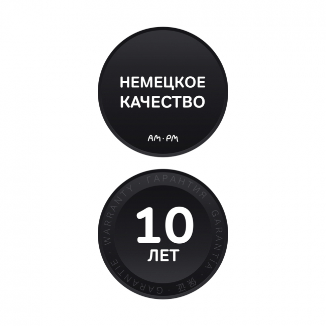 Смеситель для ванны и душа AM.PM Sense F7550064 термостат, хром