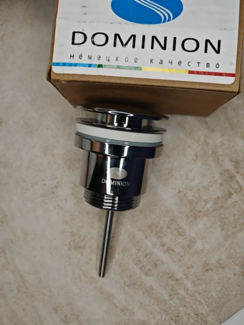Донный клапан универсальный Dominion E725-C хром Донный клапан универсальный Dominion E725-C хром