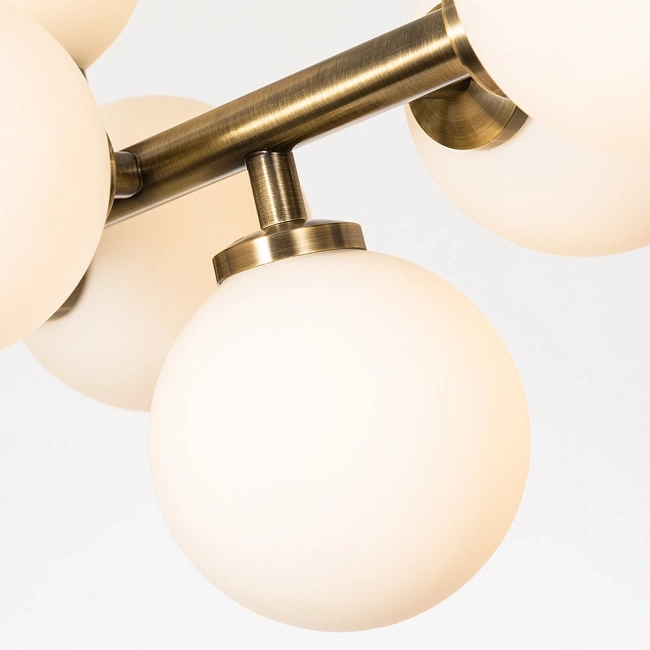 Подвесная люстра на штанге Arte Lamp Болла-пикколо A3988SP-12AB Подвесная люстра на штанге Arte Lamp Болла-пикколо A3988SP-12AB