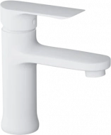 Смеситель для раковины WONZON & WOGHAND (WW-XH-011-MW), белый матовый 