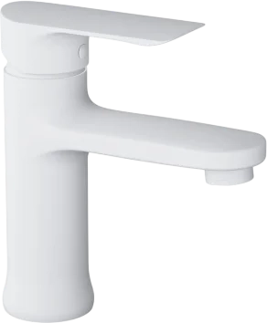 Смеситель для раковины WONZON & WOGHAND (WW-XH-011-MW), белый матовый 