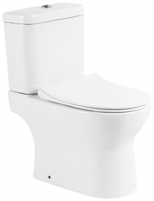 Унитаз-компакт BelBagno Steam BB130CPR, безободковый Унитаз-компакт BelBagno Steam BB130CPR, безободковый