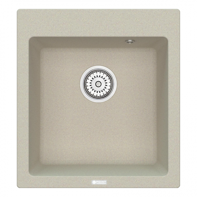 Мойка кухонная Point Моко 47 PN3006BG, светло-бежевый Мойка кухонная Point Моко 47 PN3006BG, светло-бежевый