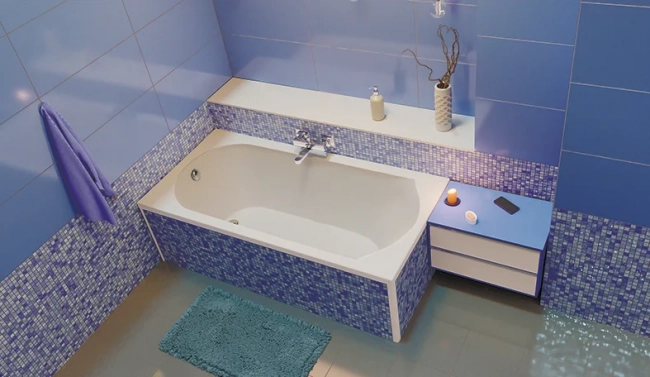 Ванна акриловая Wesnaart Eurolux Miamika E1017070031 170x70см (190л) 4мм, пристенная, белый Ванна акриловая Wesnaart Eurolux Miamika E1017070031 170x70см (190л) 4мм, пристенная, белый