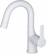 Смеситель для раковины WONZON & WOGHAND (WW-FE01L212-MW), белый матовый
