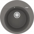 Мойка кухонная Lemark Sula 500 (9910005) врезная круглая, серый шёлк