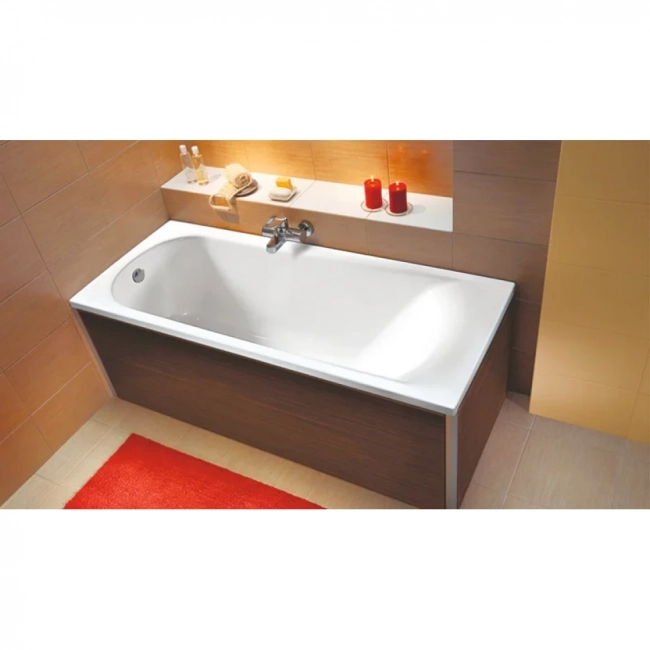 Ванна акриловая Wesnaart Eurolux Miamika E1018070022 180x70см (подрезка до 9 см), белый Ванна акриловая Wesnaart Eurolux Miamika E1018070022 180x70см (подрезка до 9 см), белый