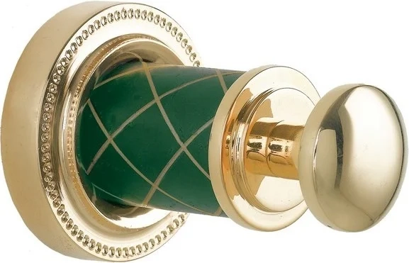  Крючок Boheme Murano 10906-GR-G, золото глянцевое 