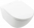 Унитаз подвесной Villeroy & Boch Subway 3.0 4670TS01 alpin, сиденье с микролифтом, белый, торнадо 