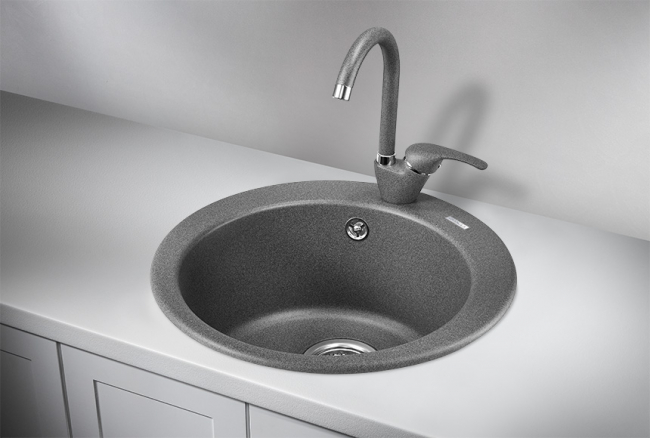 Кухонная мойка Granula 4801, графит, кварц Кухонная мойка Granula 4801, графит, кварц