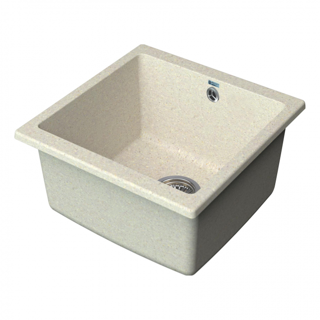 Мойка кухонная Point Бату 45 PN3008BG, светло-бежевый Мойка кухонная Point Бату 45 PN3008BG, светло-бежевый