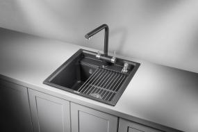 Кухонная мойка Granula KS-5002, ЧЁРНЫЙ, кварц Кухонная мойка Granula KS-5002, ЧЁРНЫЙ, кварц